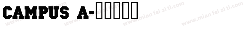 Campus A字体转换
